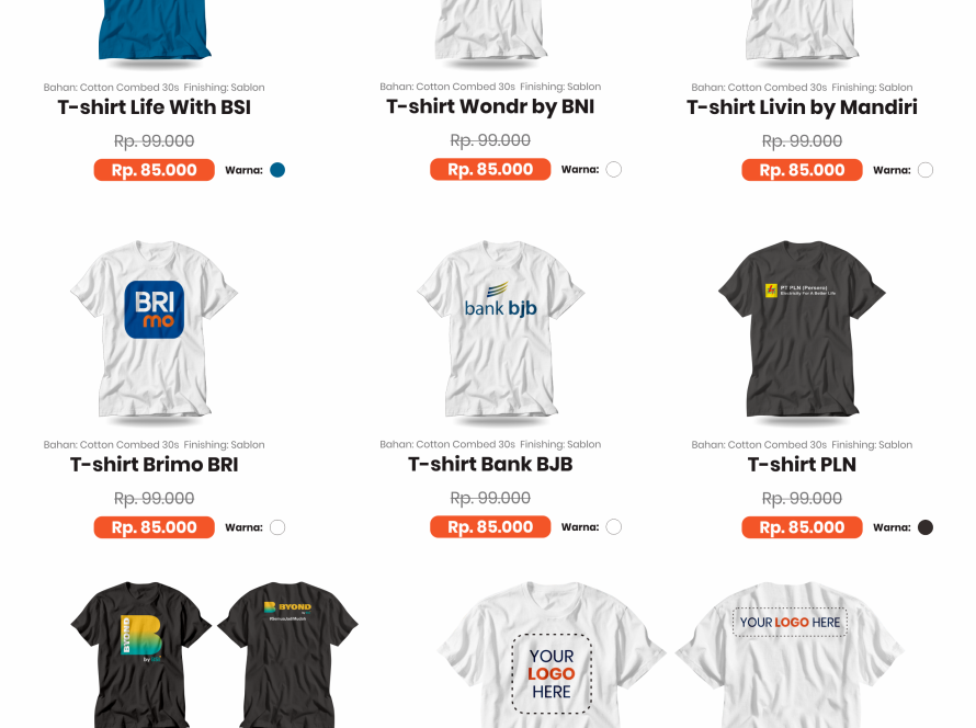 Apparel List Umum