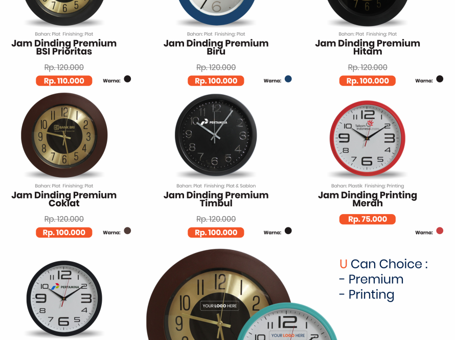 Jam Dinding Umum