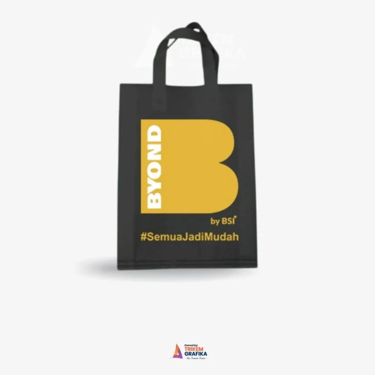 Goodiebag Sablon 2 Warna Bank BSI BYOND EDITION UK 30X40 - Image 2