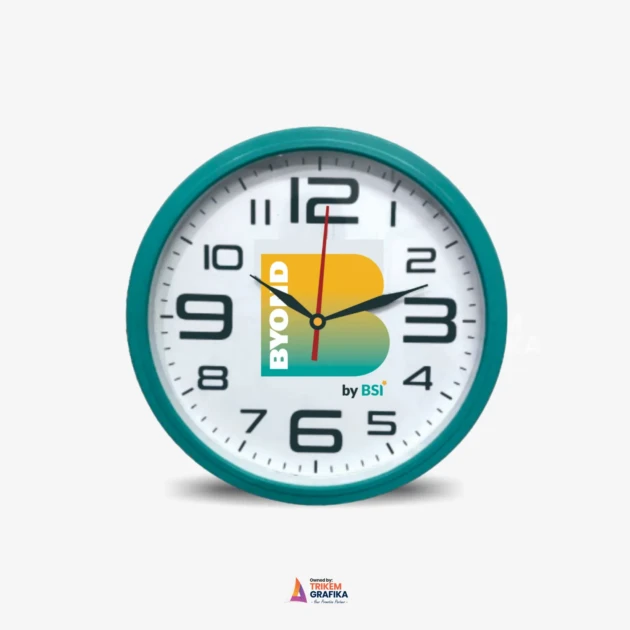 Jam Dinding Printing Bank BSI BYOND EDITION