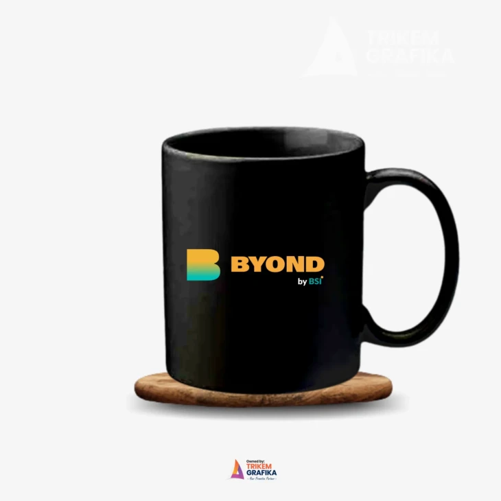 Mug UV Print Bank BSI Hitam BYOND EDITION - Image 2