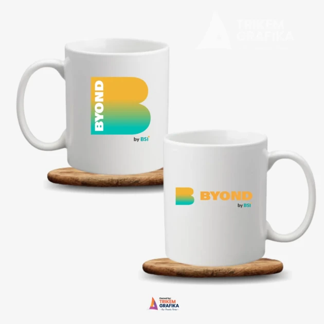 Mug Printing Bank BSI Motif BYOND EDITION