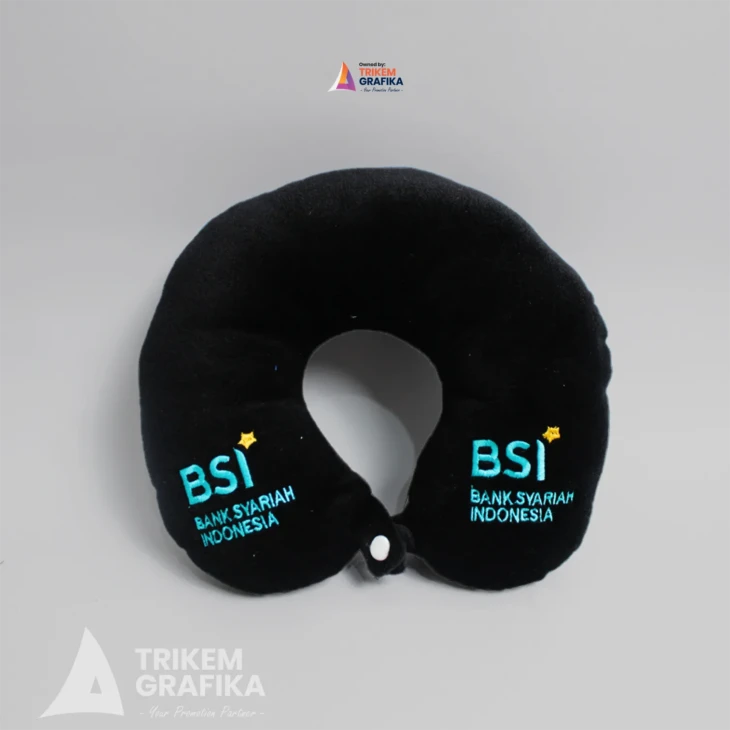 Bantal Leher Bank BSI Bordir - Image 5