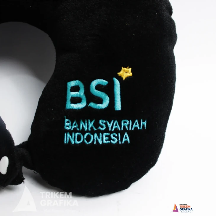 Bantal Leher Bank BSI Bordir - Image 4