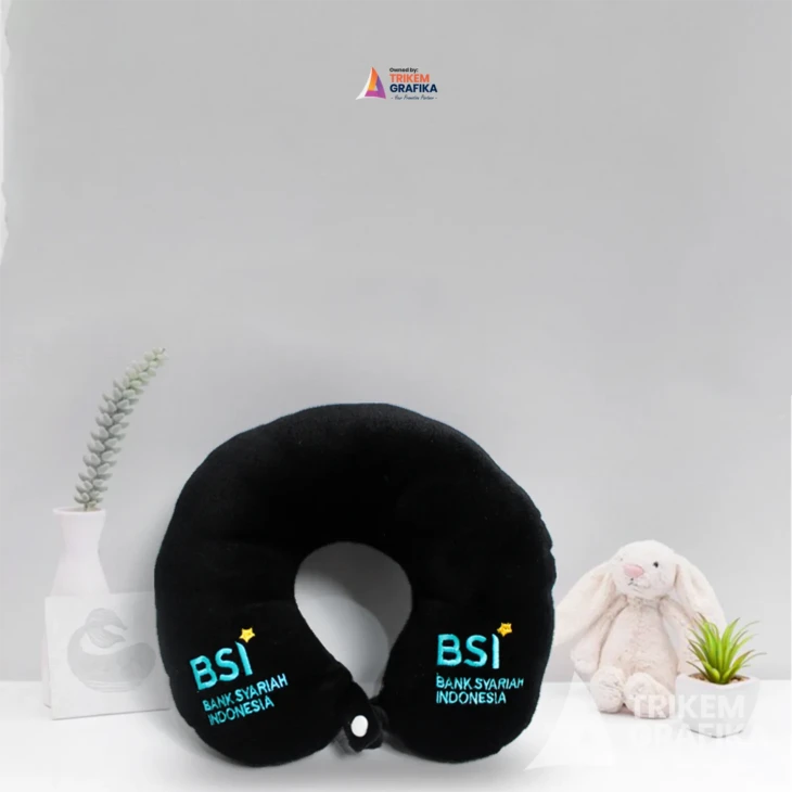Bantal Leher Bank BSI Bordir - Image 3