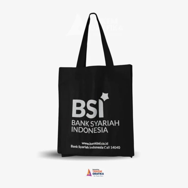 Goodiebag Sablon 1 Warna Bank BSI UK 38X45
