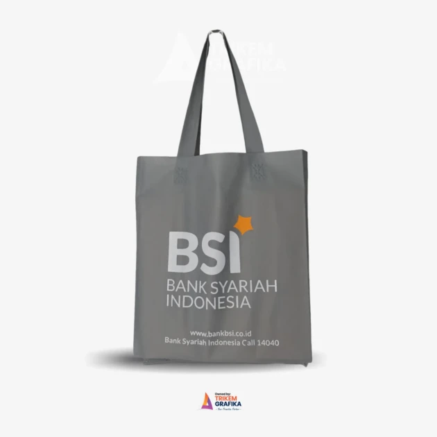 Goodiebag Sablon 2 Warna Bank BSI UK 38X45