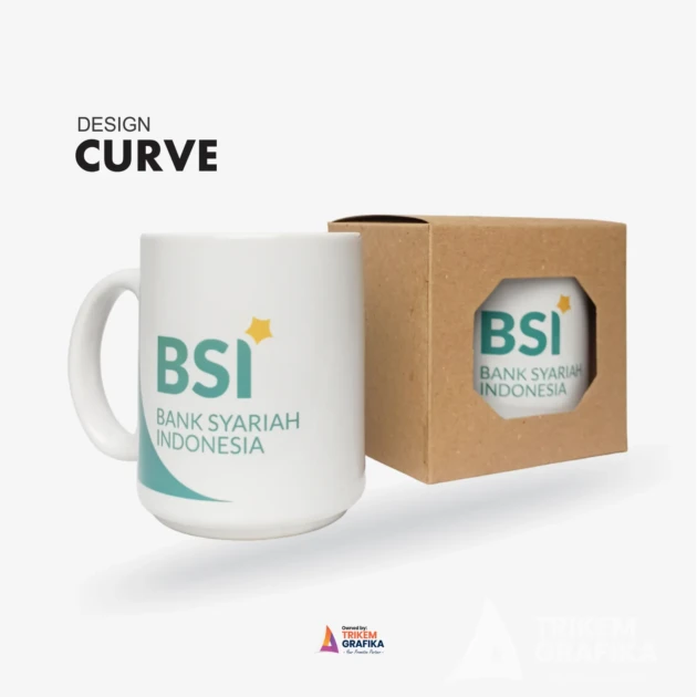Mug Printing Bank BSI Motif Curve