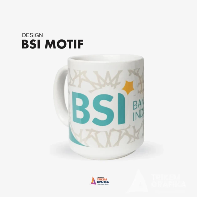 Mug Printing Bank BSI Motif Full