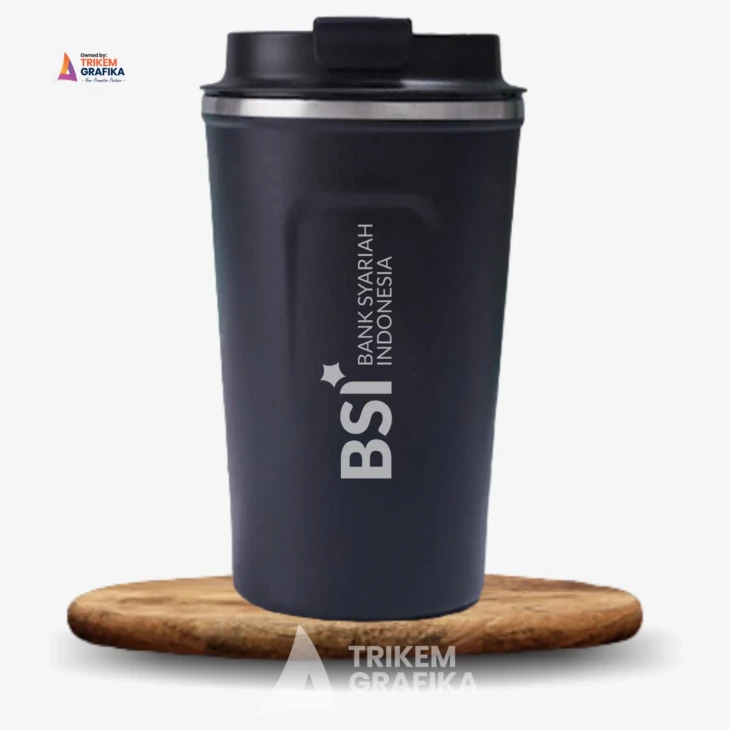Tumbler Stainless Coffee Bank BSI Grafir - Image 4