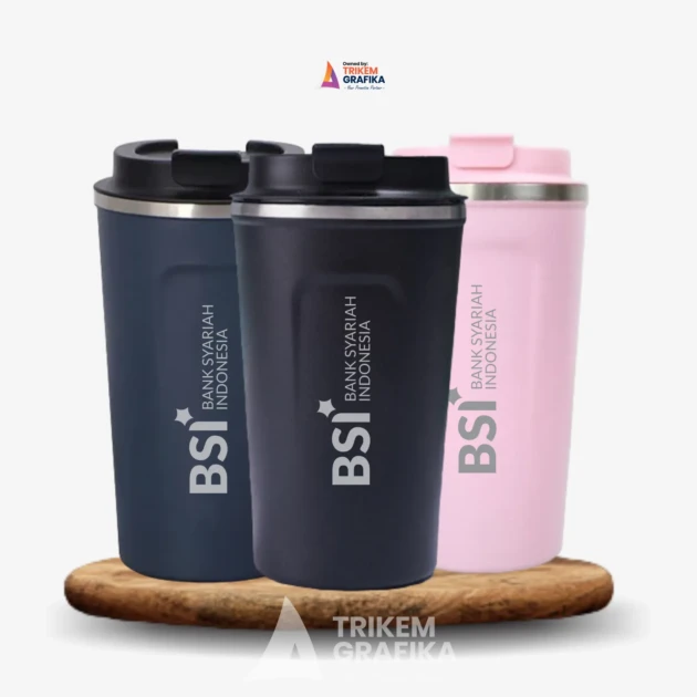 Tumbler Stainless Coffee Bank BSI Grafir