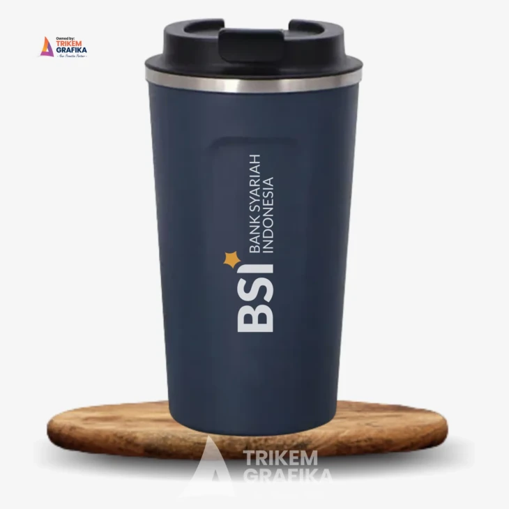 Tumbler Stainless Coffee Bank BSI UV Printing - Image 3