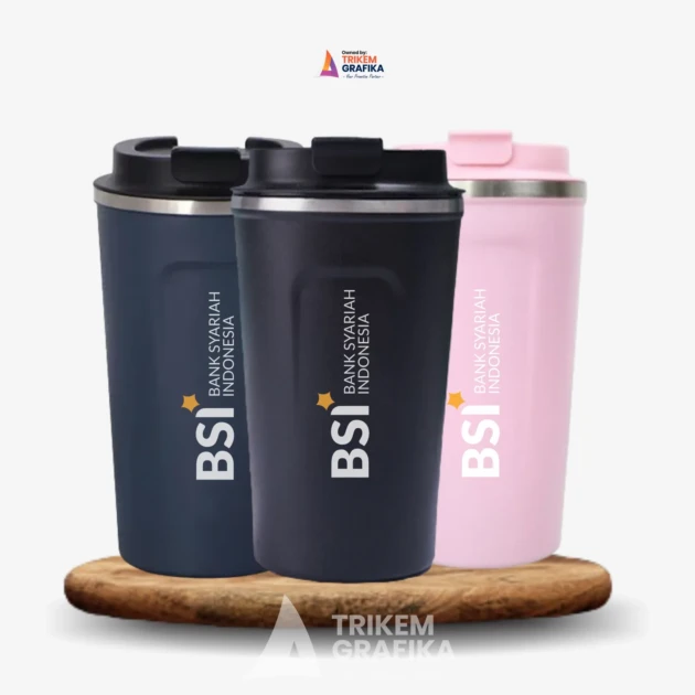Tumbler Stainless Coffee Bank BSI UV Printing