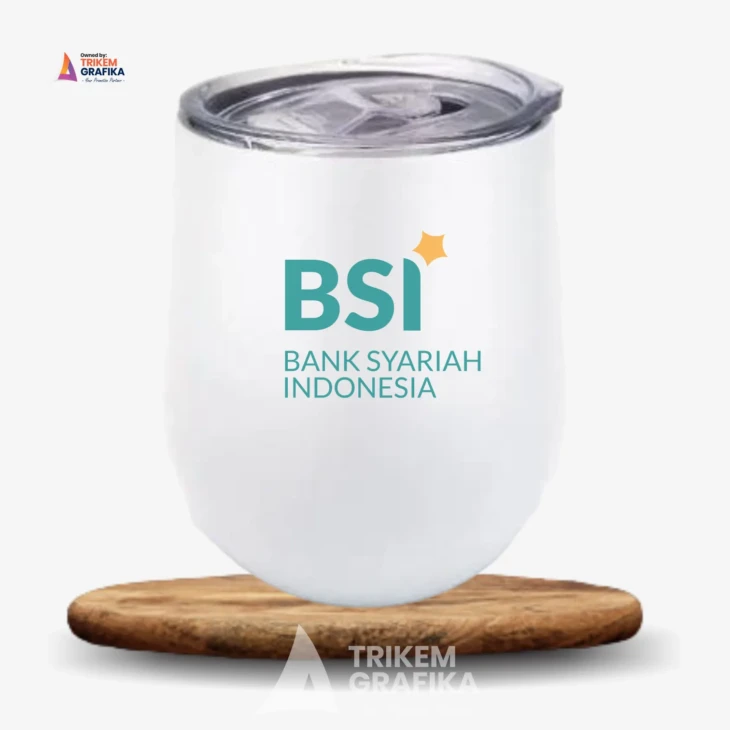 Tumbler Stainless Egg Bank BSI UV Printing - Image 2