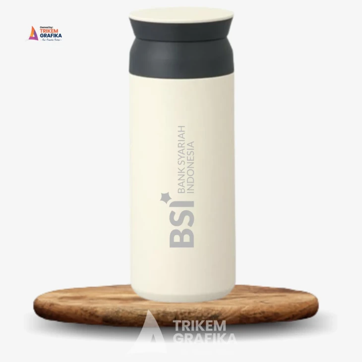 Tumbler Stainless Travel Datar Bank BSI Grafir - Image 2