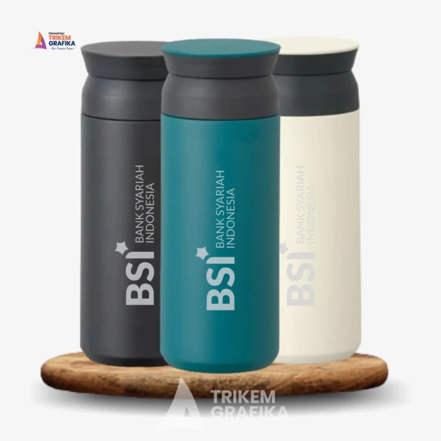 Tumbler Stainless Travel Datar Bank BSI Grafir
