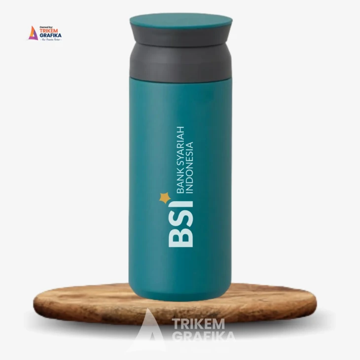 Tumbler Stainless Travel Datar Bank BSI UV Printing - Image 2