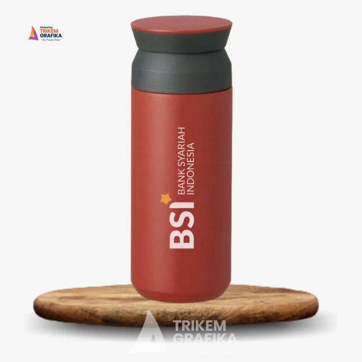 Tumbler Stainless Travel Datar Bank BSI UV Printing - Image 4