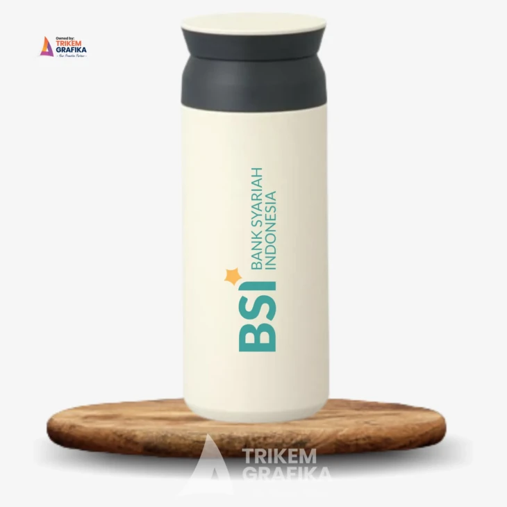 Tumbler Stainless Travel Datar Bank BSI UV Printing - Image 5