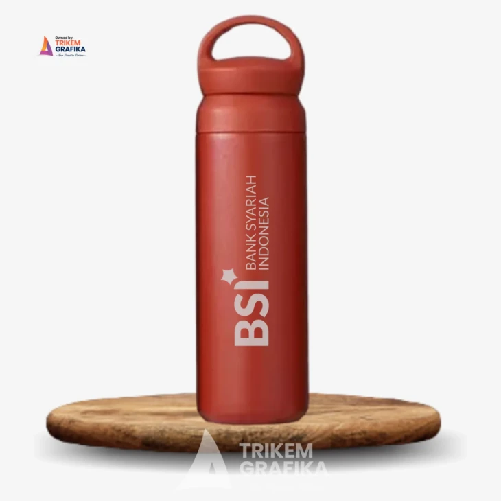 Tumbler Stainless Travel Gagang Bank BSI Grafir - Image 3
