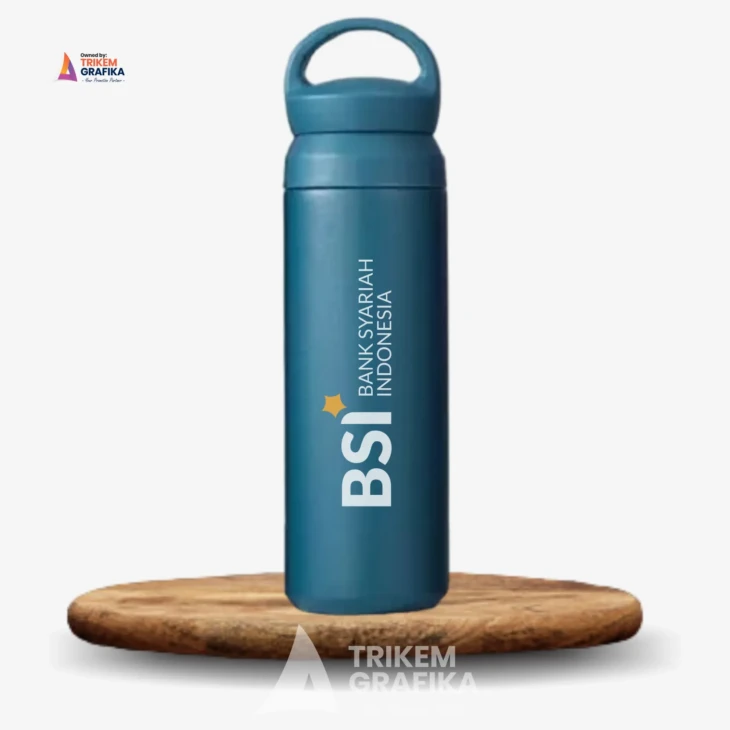 Tumbler Stainless Travel Gagang Bank BSI UV Printing - Image 2