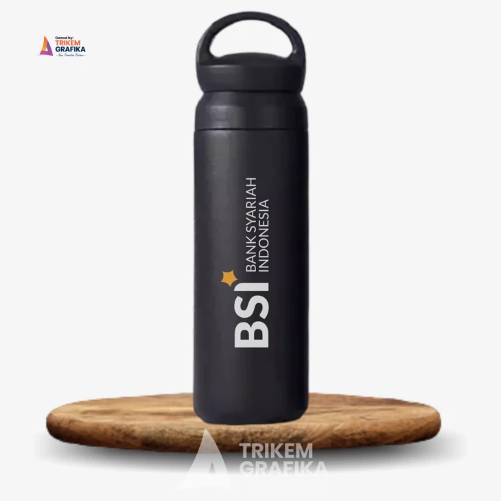 Tumbler Stainless Travel Gagang Bank BSI UV Printing - Image 3