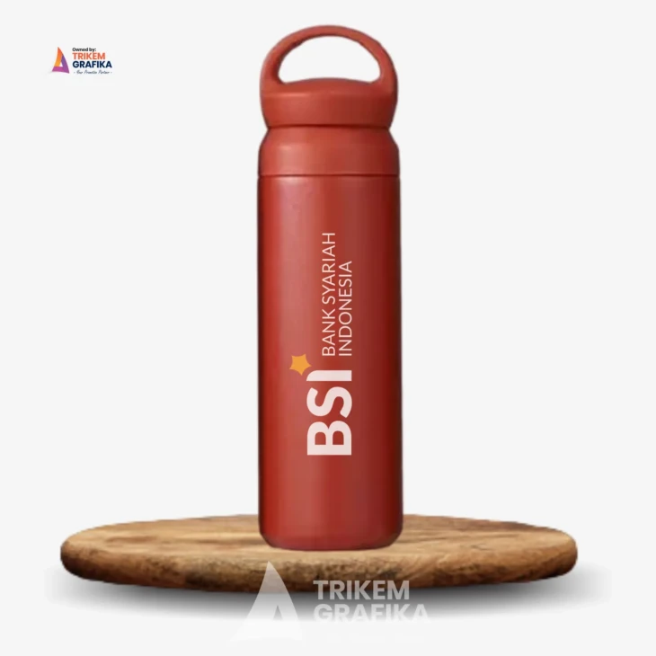 Tumbler Stainless Travel Gagang Bank BSI UV Printing - Image 4